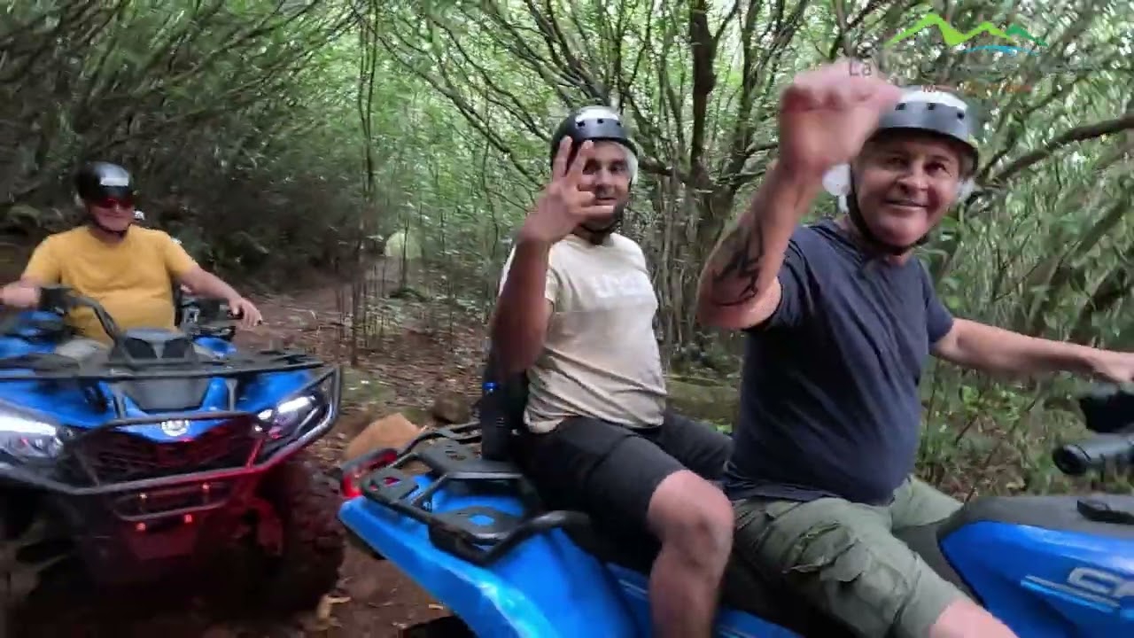une petite virée quad à l'île Maurice. à la vallée des couleurs . Nature Park