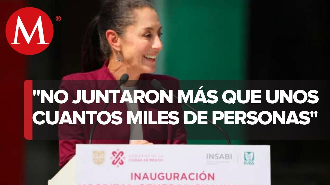 “Marcharon los mapaches”- Sheinbaum sobre marcha del INE