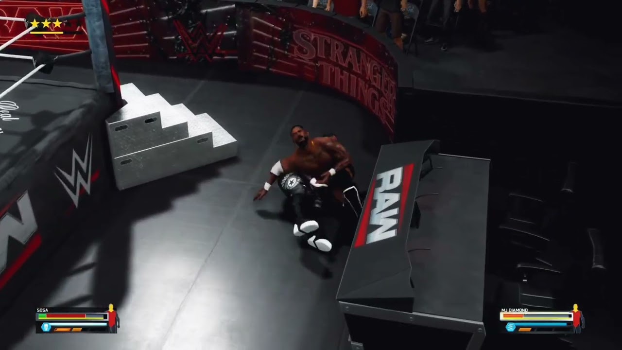 Sosa vs MJ Diamond, Monday Night Raw Stranger Things Special
