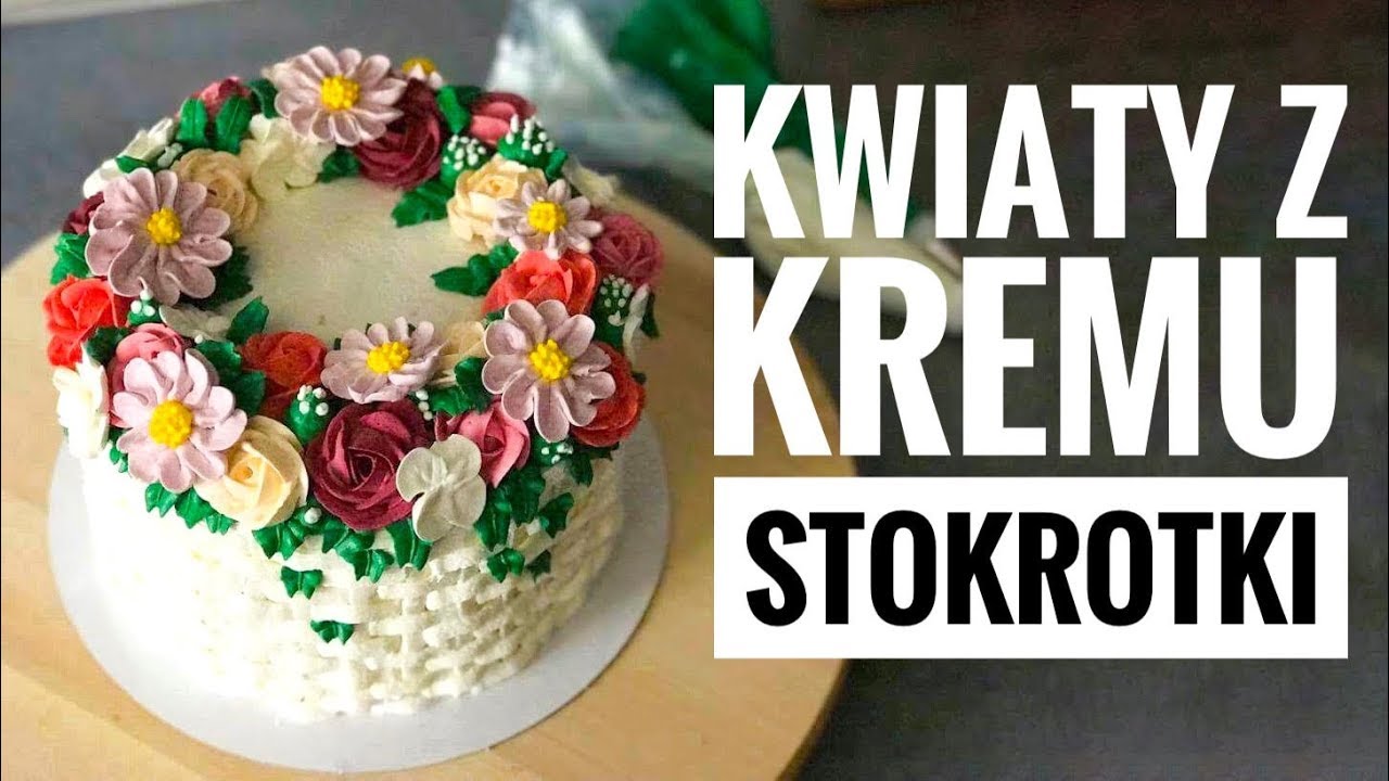 SERIA: KWIATY Z KREMU #8: 🌼 STOKROTKI 🌼