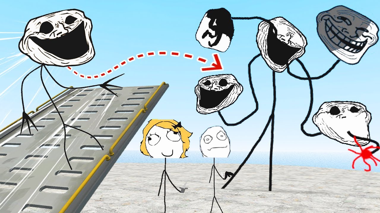 Which Trollge can Jump the Longest? (Garry's Mod)