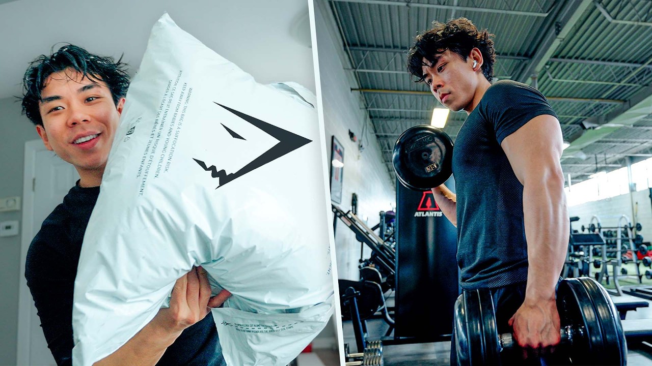 Gymshark прислали мне ЭТО&hellip; | Эстетичная тренировка для груди и трицепсов