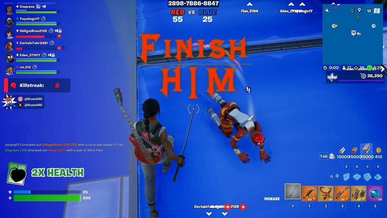 Fortnite - Mega Red vs Blue - 2026.02.23