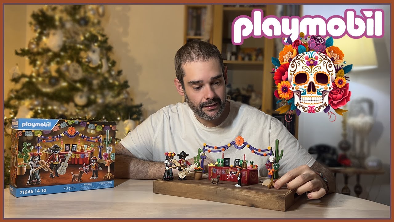 💀🌼 Una de las cajitas MAS bonitas de PLAYMOBILl 💀 Día de muertos Ref: 71646 💀🌼