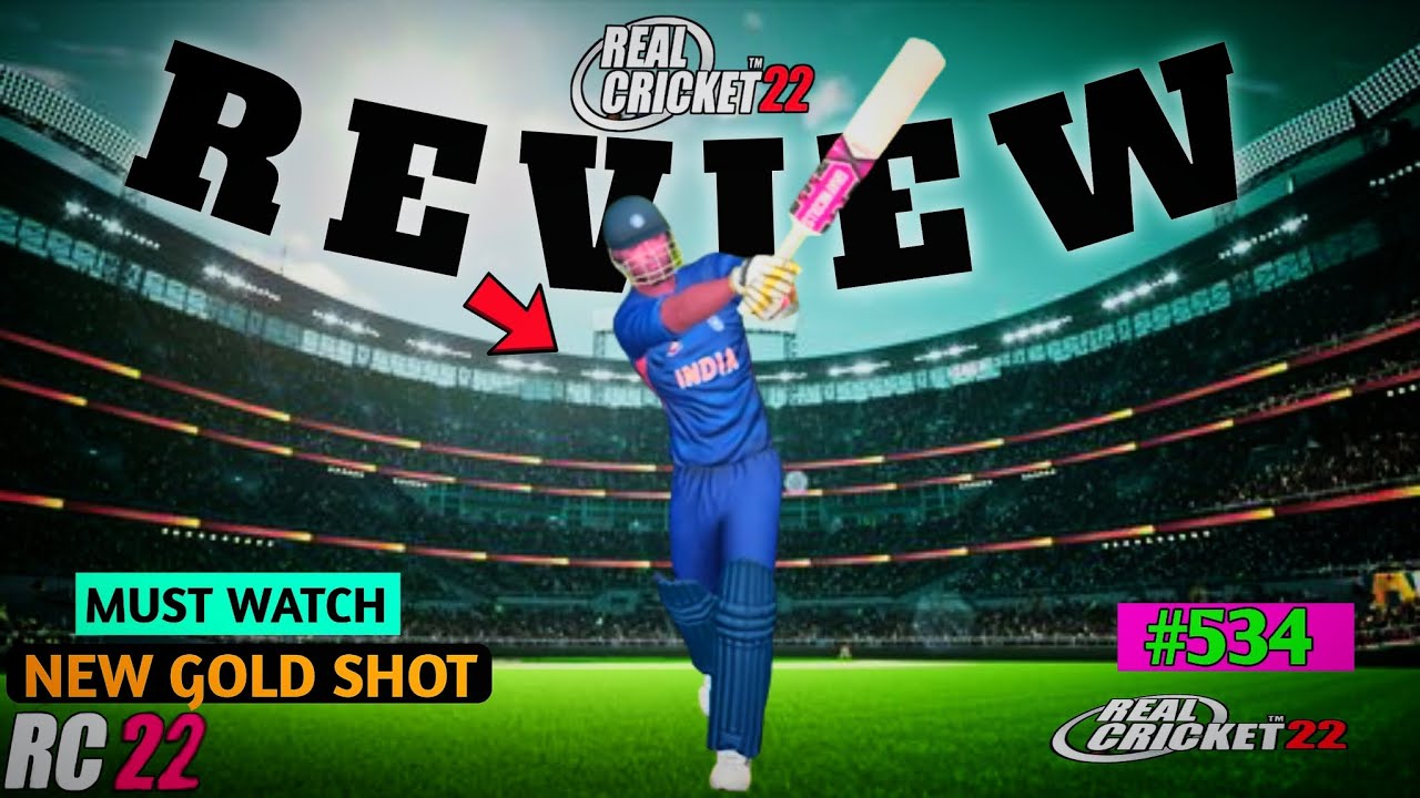 Real Cricket 22 New Gold Shot | Real Cricket 22 Gold Shot Review 