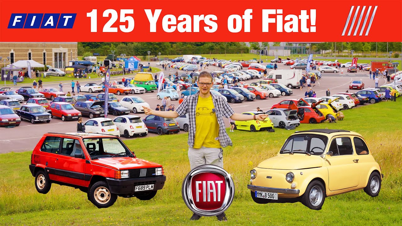 Рай для любителей итальянских автомобилей! Выставка Fiat and Friends отмечает 125-летие Fiat совм...