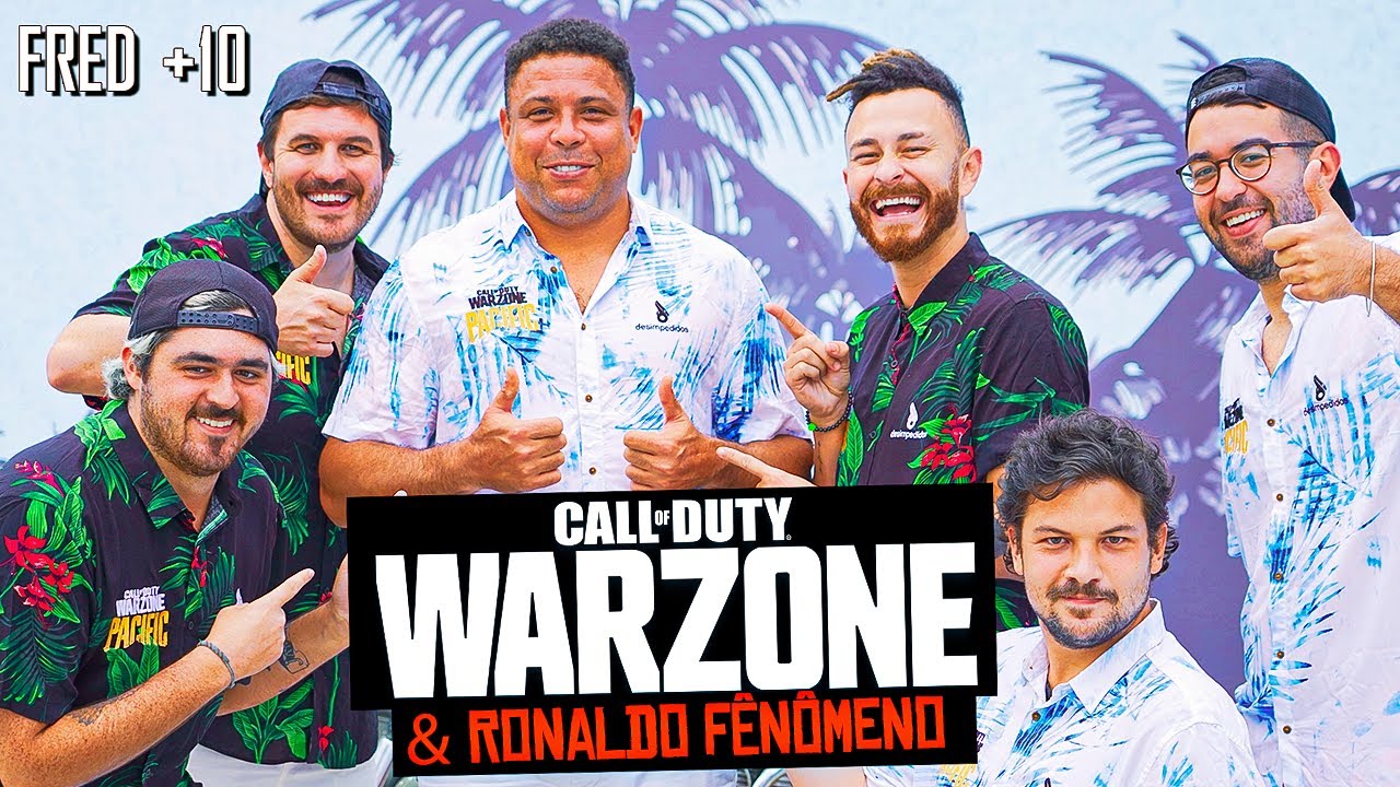 RONALDO BRILHA MUITO NO WARZONE? - FRED +10 HISTORICO!