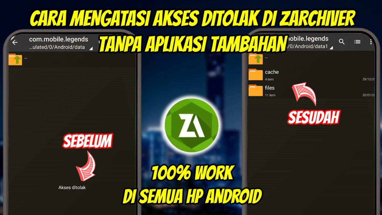 CARA MENGATASI AKSES DITOLAK ZARCHIVER | ZARCHIVER AKSES DITOLAK