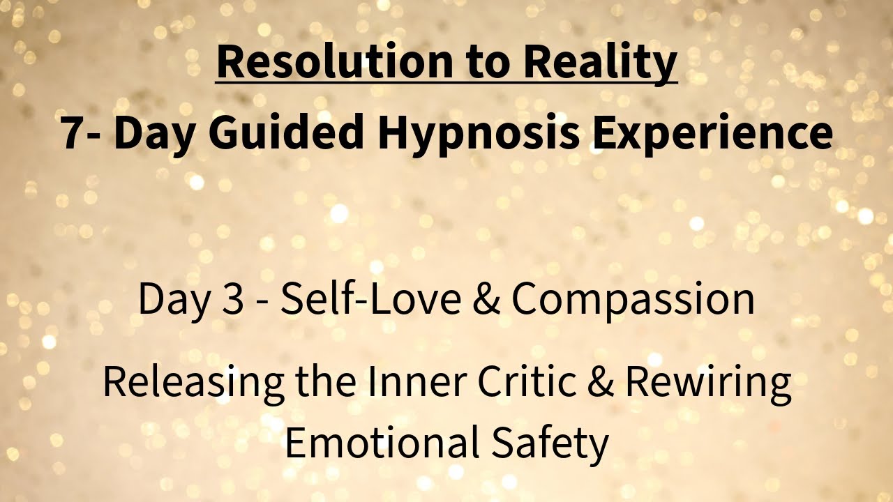 Quiet Your Inner Critic In 20 Minutes (Guided Hypnosis) | Day 3