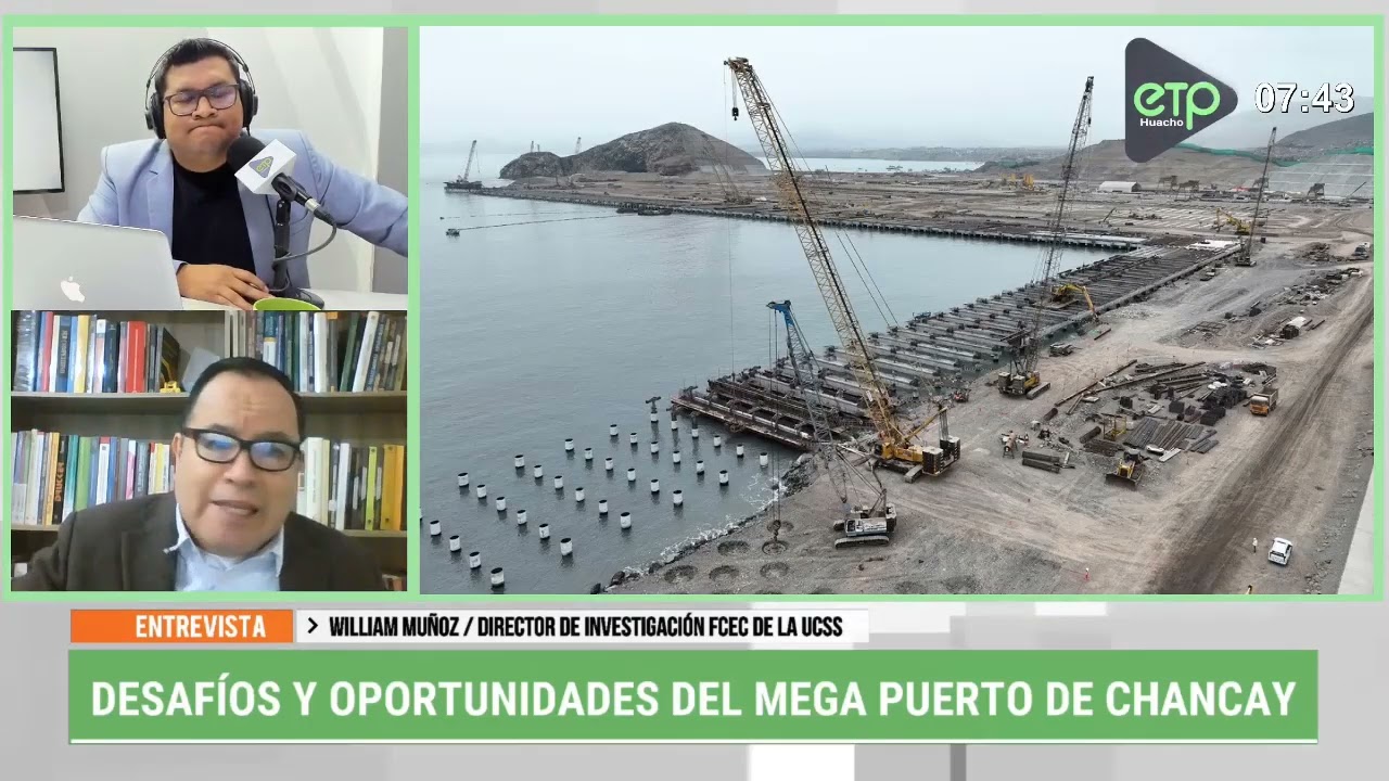 Entrevista en ETP Huacho sobre megapuerto Chanchay