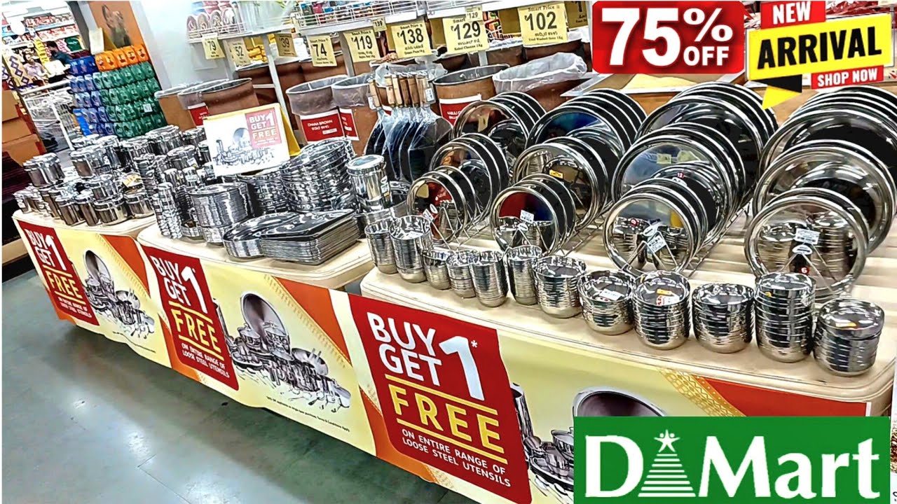 🔥D MART SPAR /Cheapest price Clearance sale!! Under ₹78/offers upto 85% off kitchen steel household