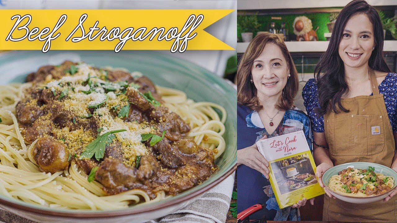 Beef and Mushroom Stroganoff Using My Grandmother's Recipe | Cooking with Nora and Isabelle
