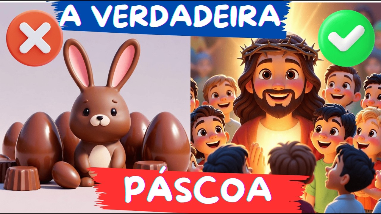 A verdadeira Páscoa - A verdadeira Páscoa é Jesus, Música Infantil Evangélica