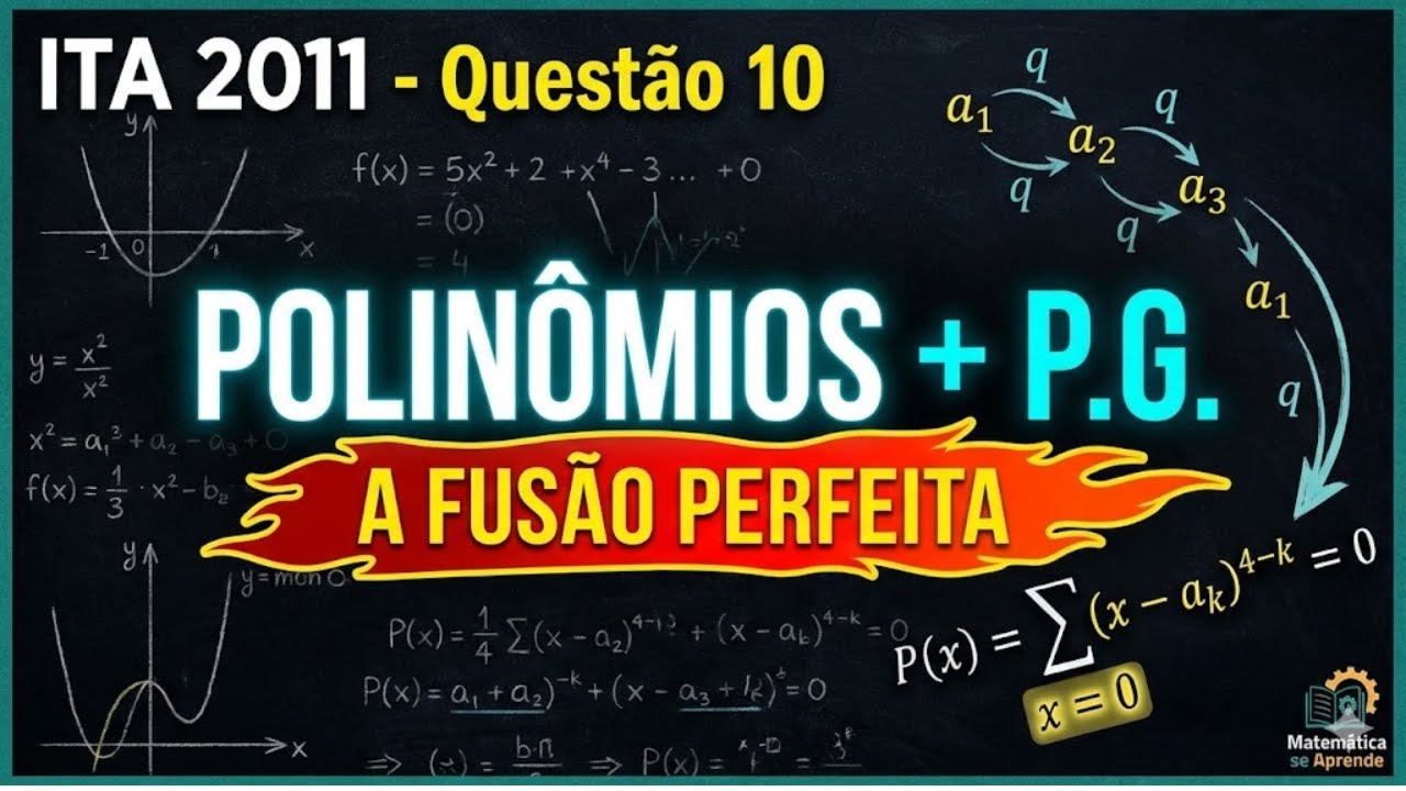 ITA 2011 | Polinômios + P.G.: A fusão perfeita (Questão 10)
