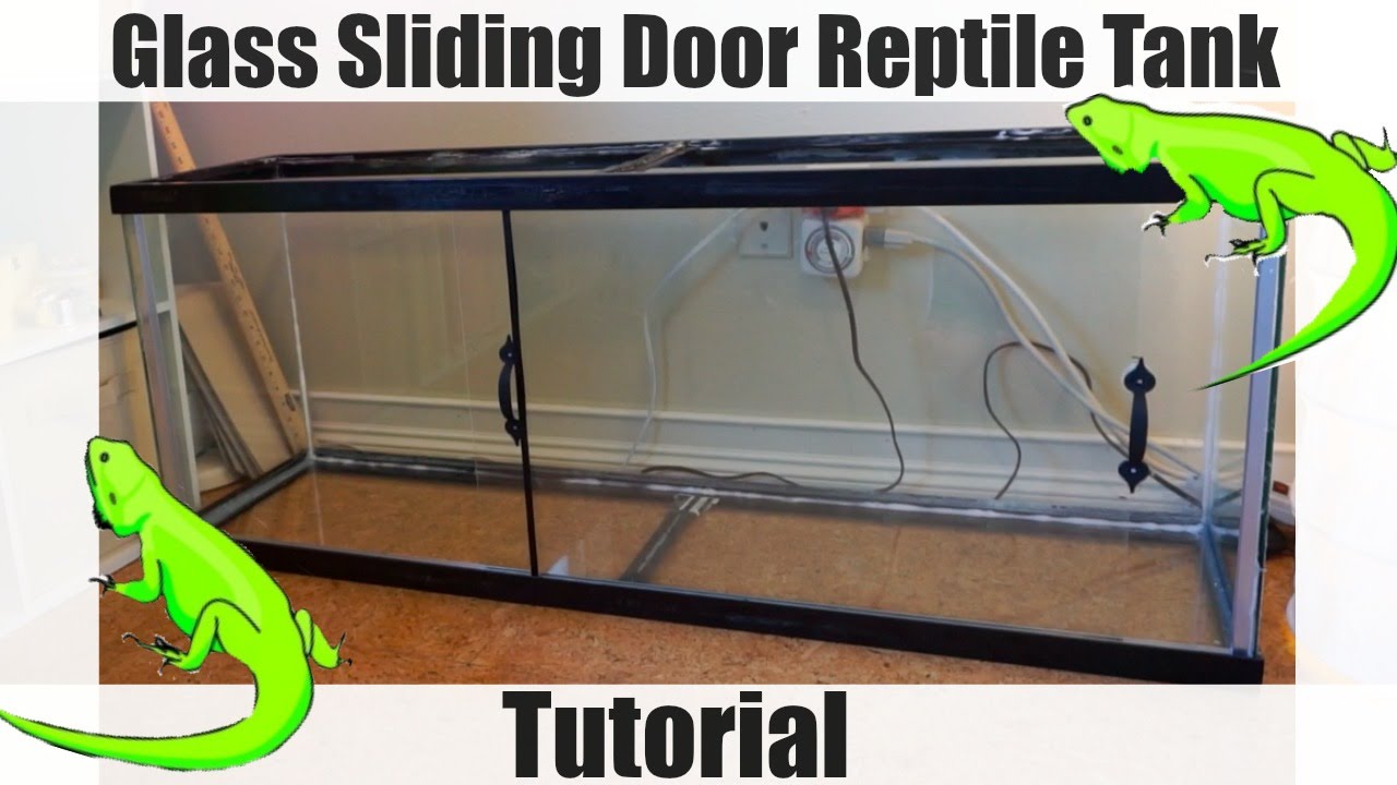 How to Add Glass Sliding Doors to a Reptile Vivarium - CUSTOM ENCLOSURE