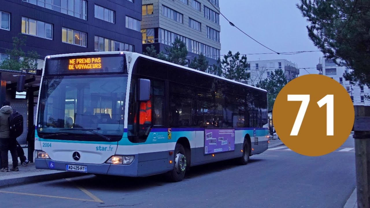 Mercedes-Benz Citaro Facelift N°2004 - Ligne 71 - Réseau STAR - Rennes