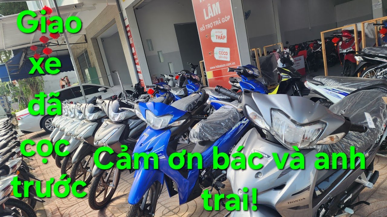 Wave125i khách cọc em hơn 10 chiếc chờ có hồ sơ đến  nhận xe về!