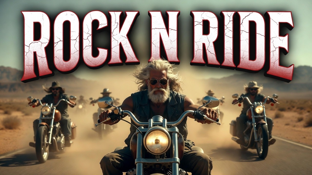 Best Music Rock N Roll 🎸 Rock N Ride 🔥 Screaming Chrome | Ride Across the USA 🇺🇸