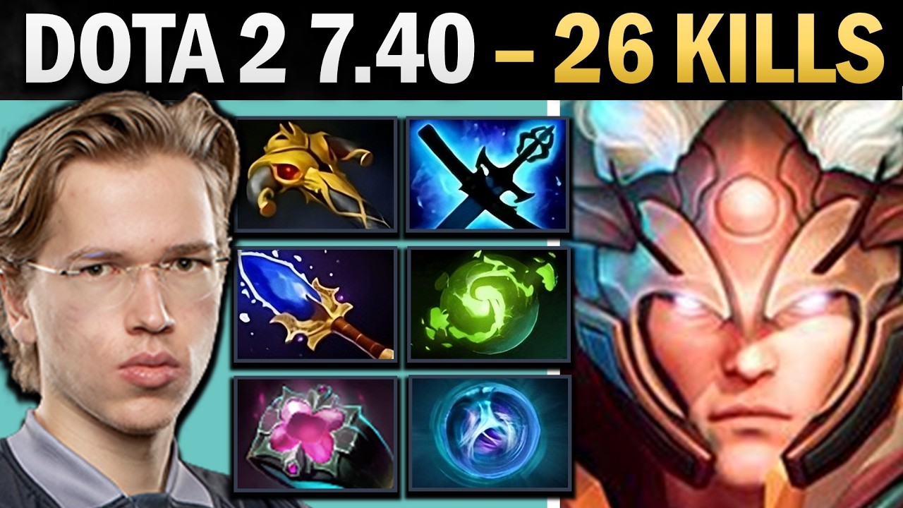 Invoker Pro Mid with 26 Kills & Kaya and Yasha - Dota 2 Gameplay