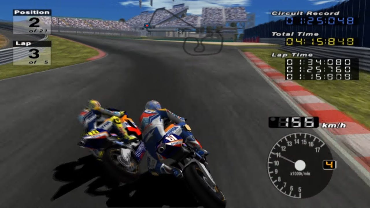 MotoGP 3 PS2 | Sachsenring | Trayectoria #63