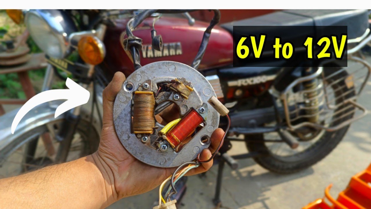 Rx 100 Coil Modification | 6v to 12v 🔥 | For Rx100 Loverz❤️
