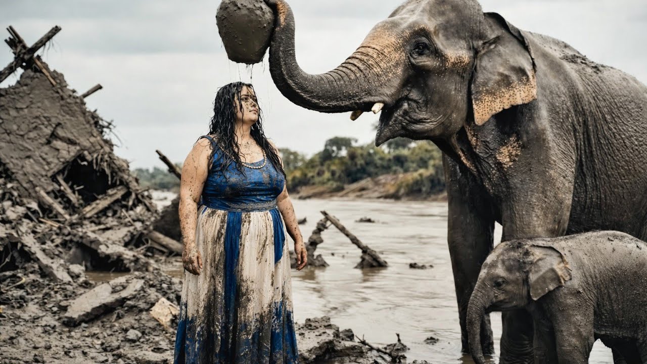 Life in Ancient Times 🌍 | Fearless Prehistoric Girl Saves a Trapped Elephant 🦣💖  Emotional CGI Story