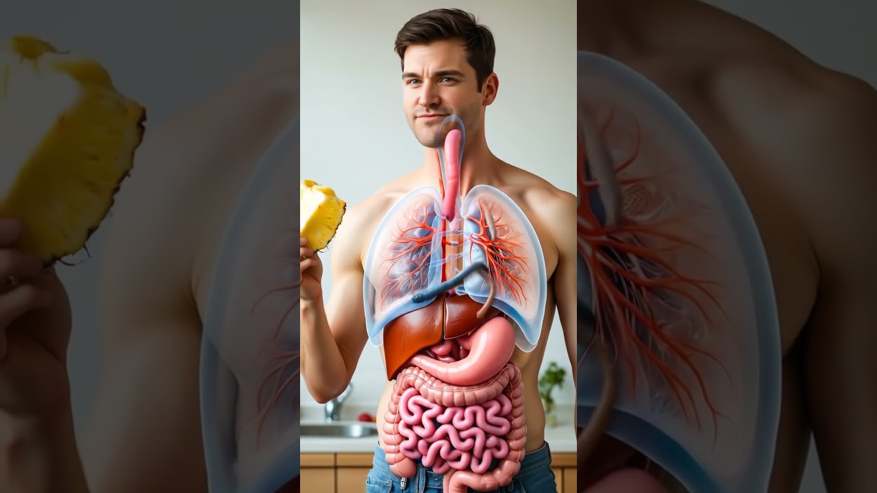 What Happens to Pineapple in Your Body? | 3D Digestive System Animation