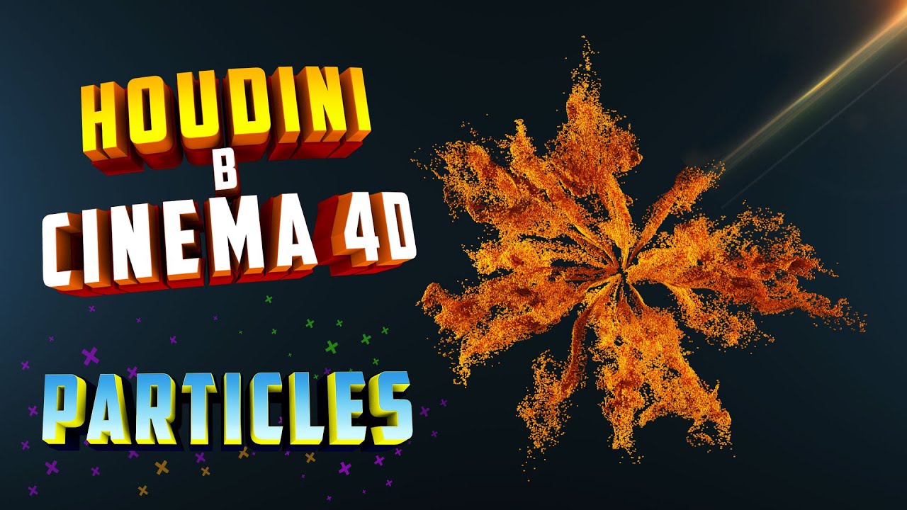 Экспорт частиц из Houdini в Cinema 4D | Birth Particles в Гудини для начинающих