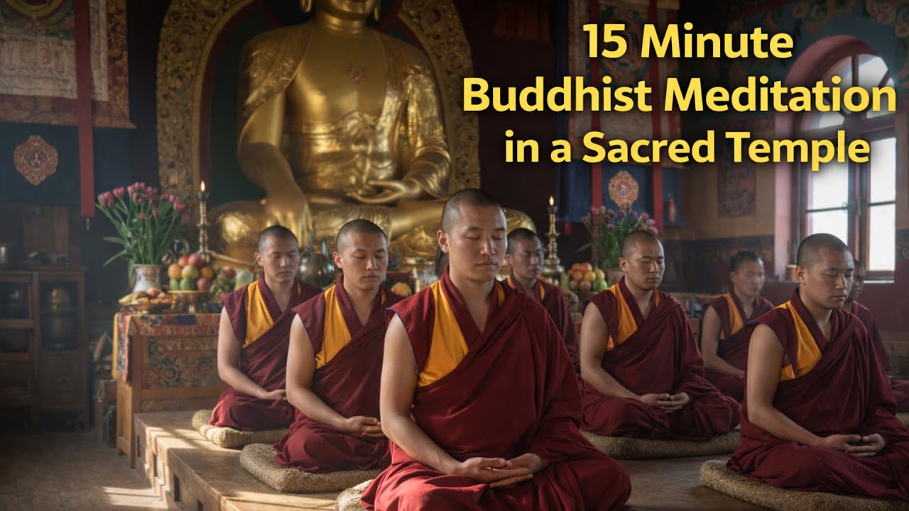 Instant Anxiety Relief: 15 Minute Buddhist Meditation in a Sacred Temple