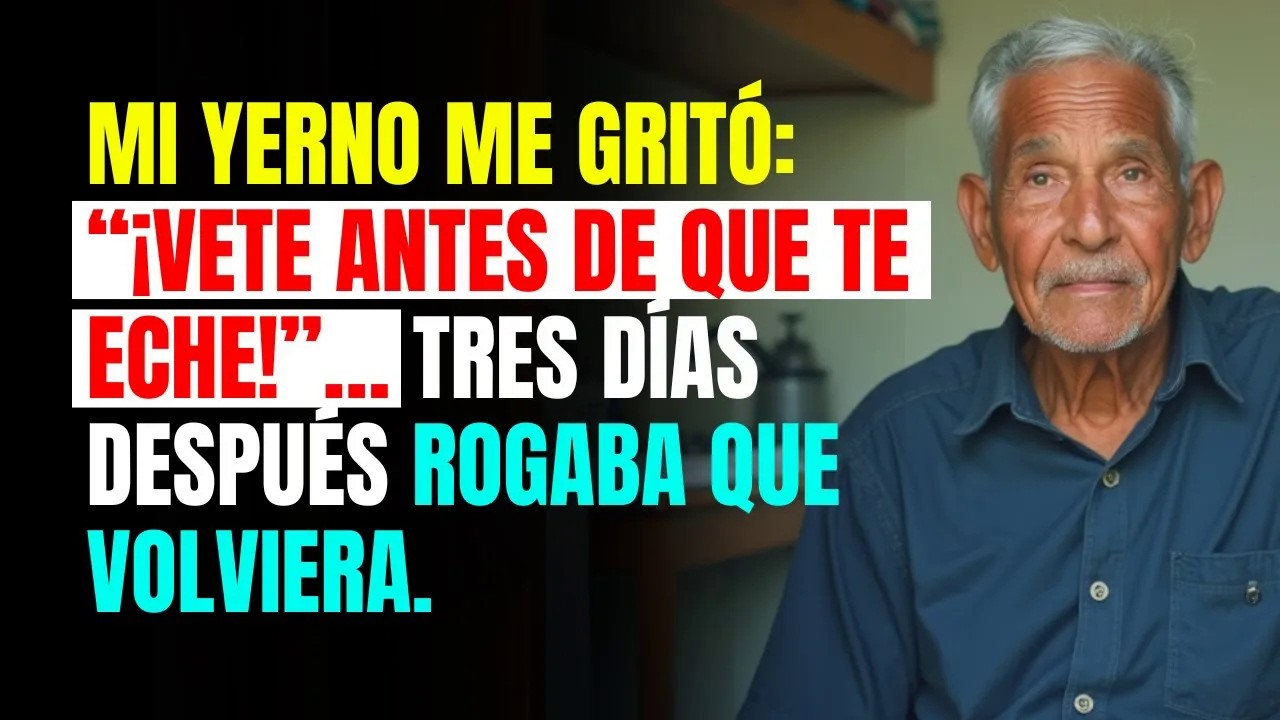 Mi YERNO me gritó： “¡Vete antes de que te eche!”… tres días después rogaba que VOLVIERA  es srt