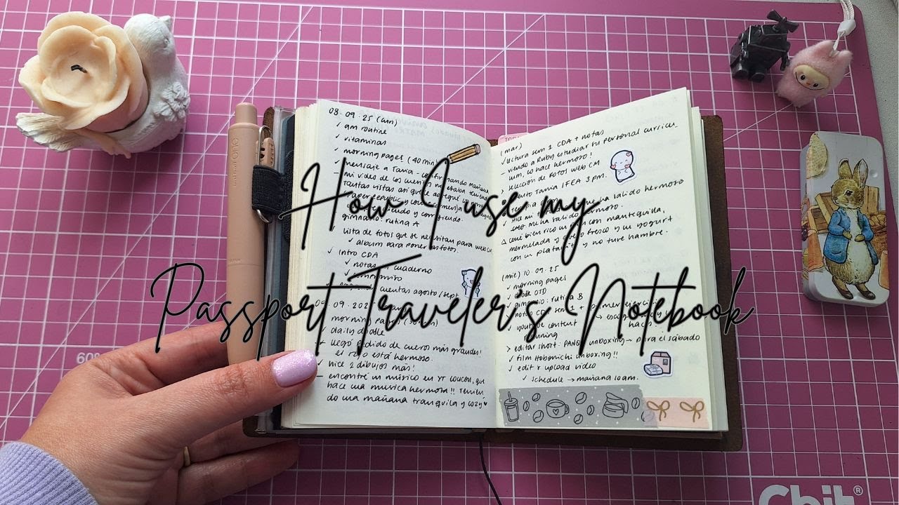 My First Time Using the Passport Traveler’s Notebook  3-Month Review & Flipthrough
