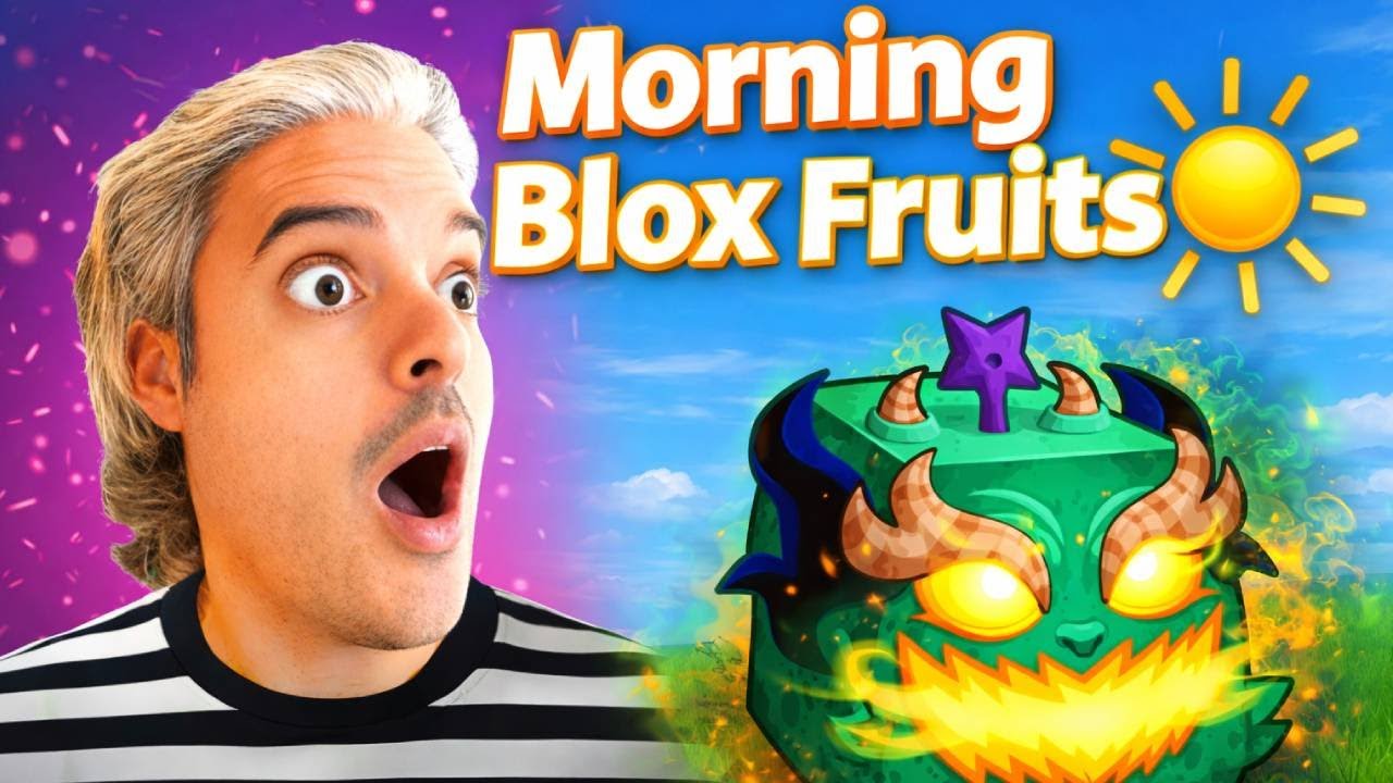 Blox Fruits Before Work 🌴 | Chill Morning Stream