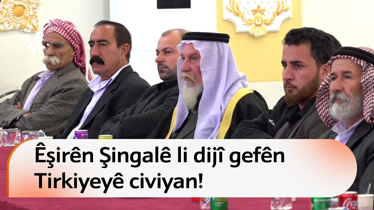 Êşirên Şingalê li dijî gefên Tirkiyeyê civiyan!