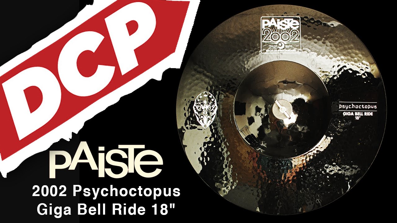 Paiste 2002 Psychoctopus Giga Bell Ride Cymbal 18