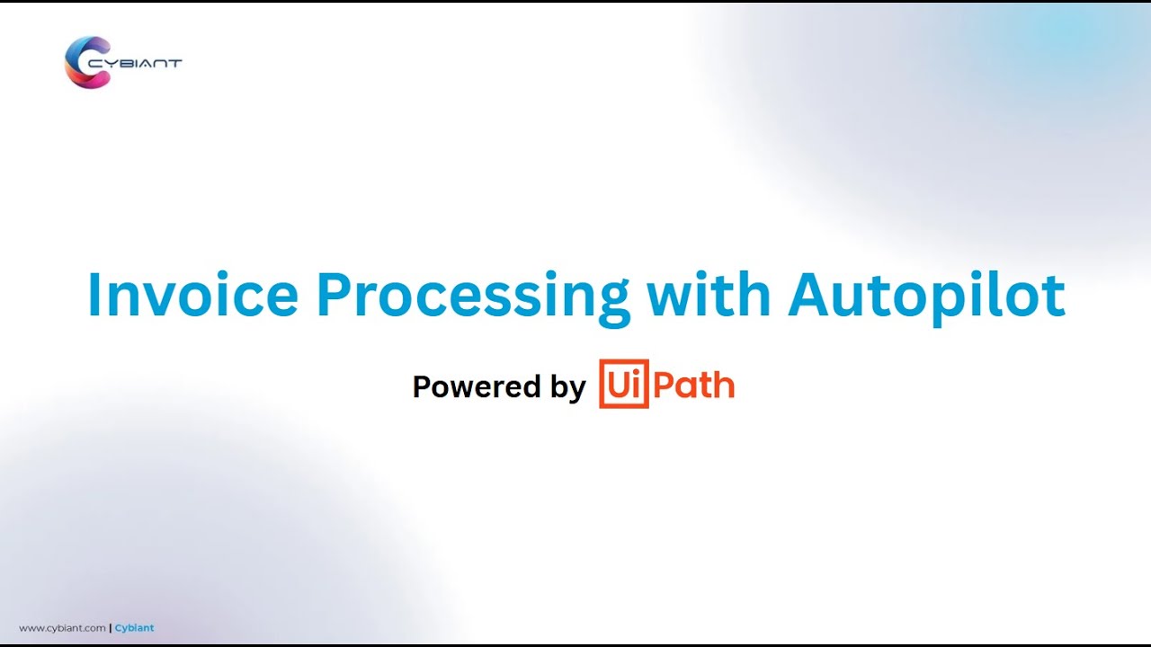 Przetwarzanie faktur z UiPath Autopilot | Demo Cybiant