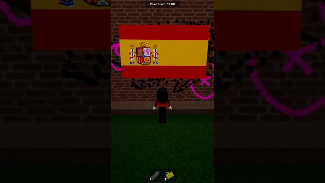 DRAWING SPAIN 🇪🇸 FLAG & COMING BACK LATER #roblox #spain