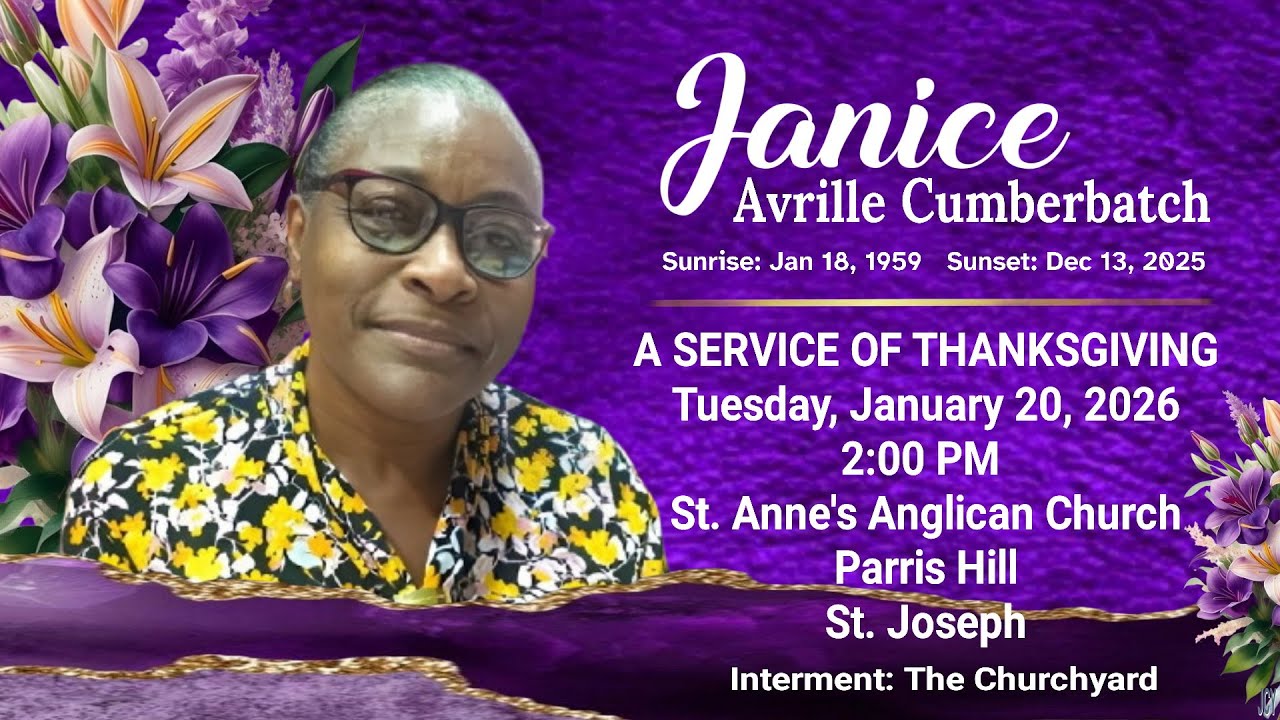 A Service of Thanksgiving for the Life of Janice Cumberbatch