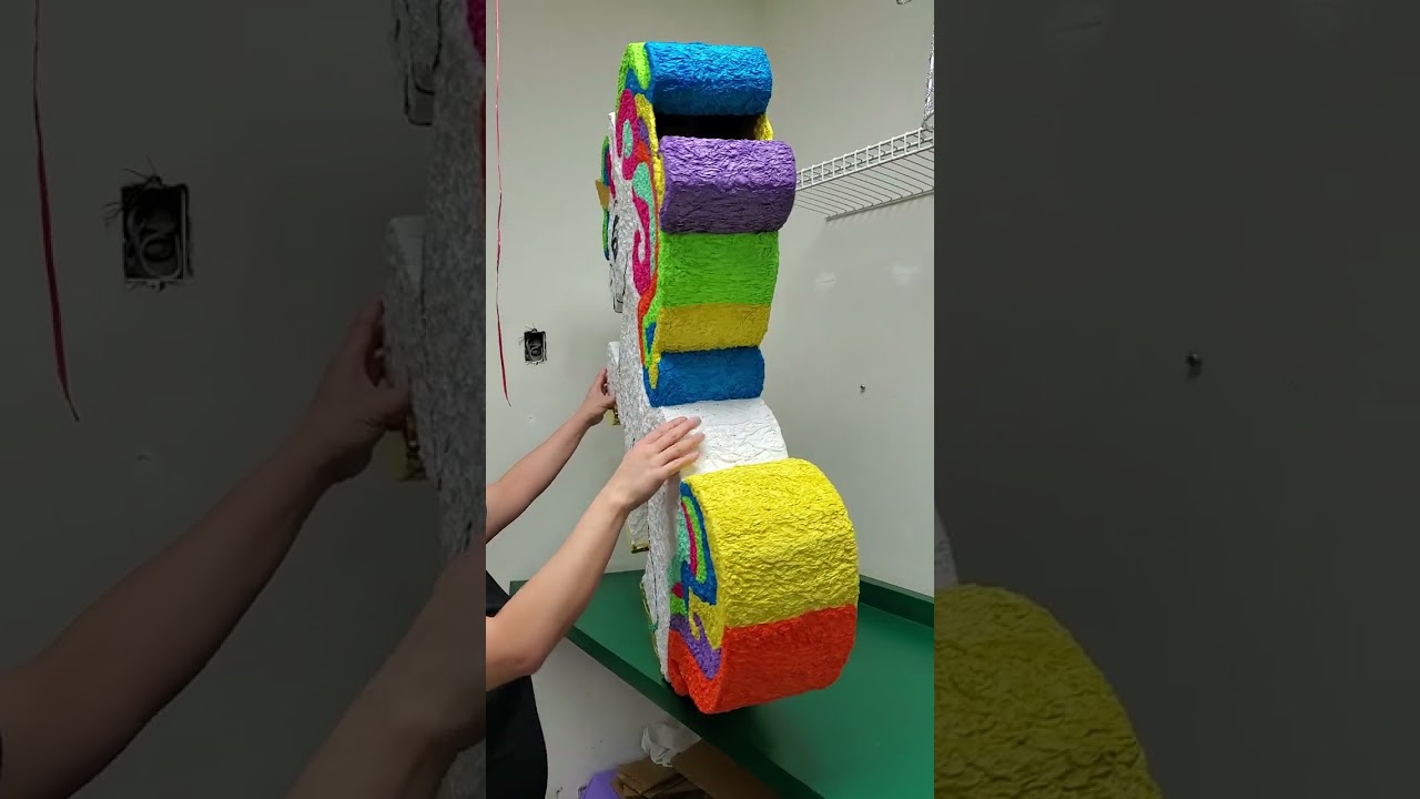 asi quedo terminada la piñata unicornio