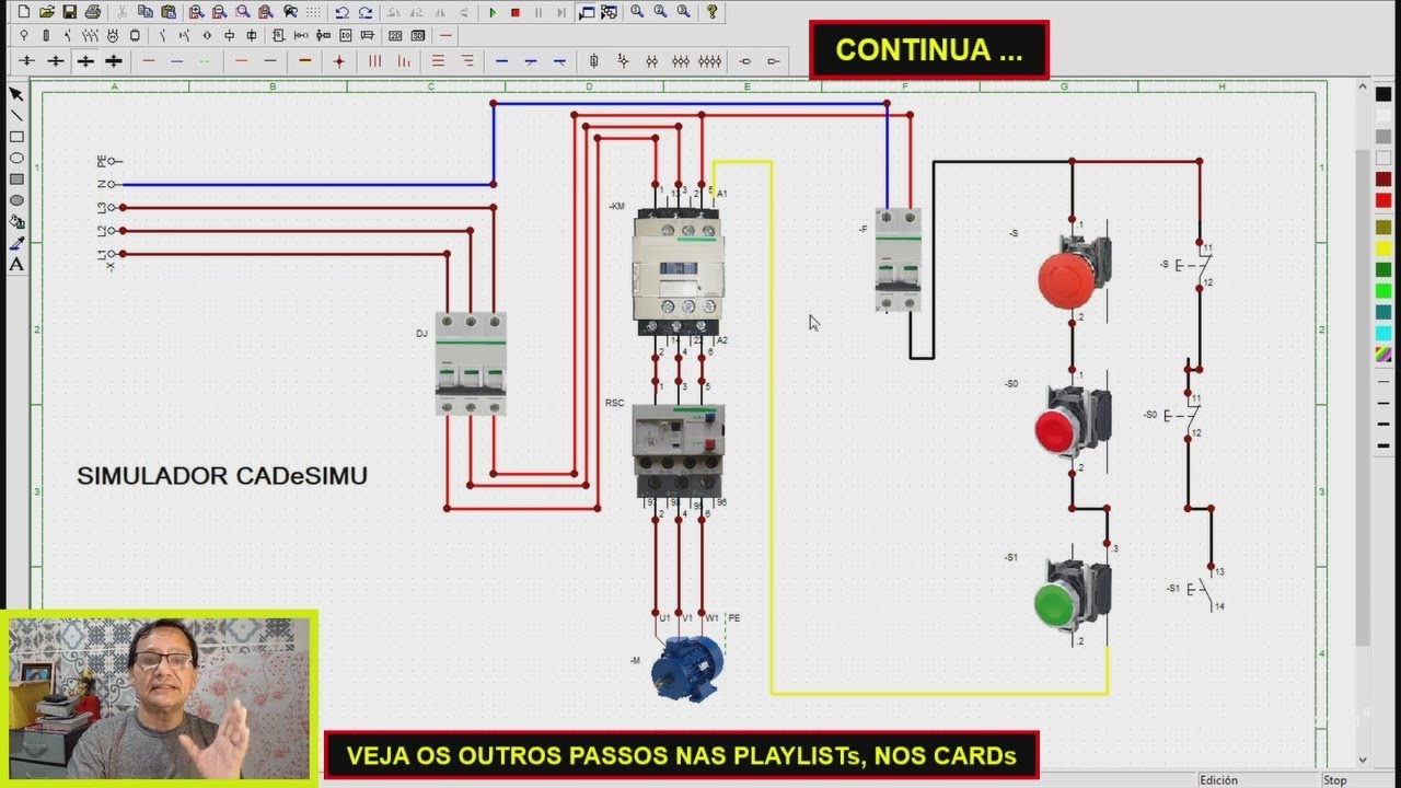 quadro de comando e distribuição P 4 