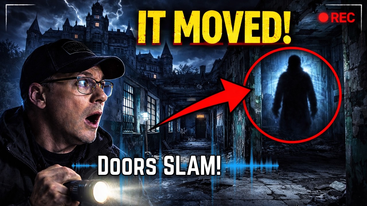VIOLENT SLAMS & Shadow Figure CAPTURED in Abandoned Asylum