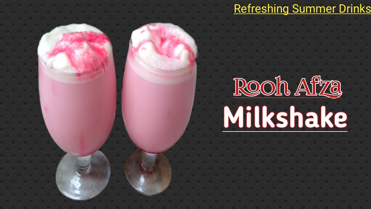 Roohafza Milkshake Recipe | Summer Drink | Rooh Afza | Refreshing drink | Informative kitchen|