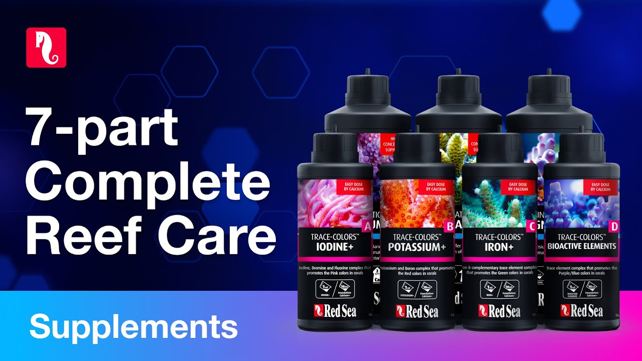 The 7-part Complete Reef Care supplement program