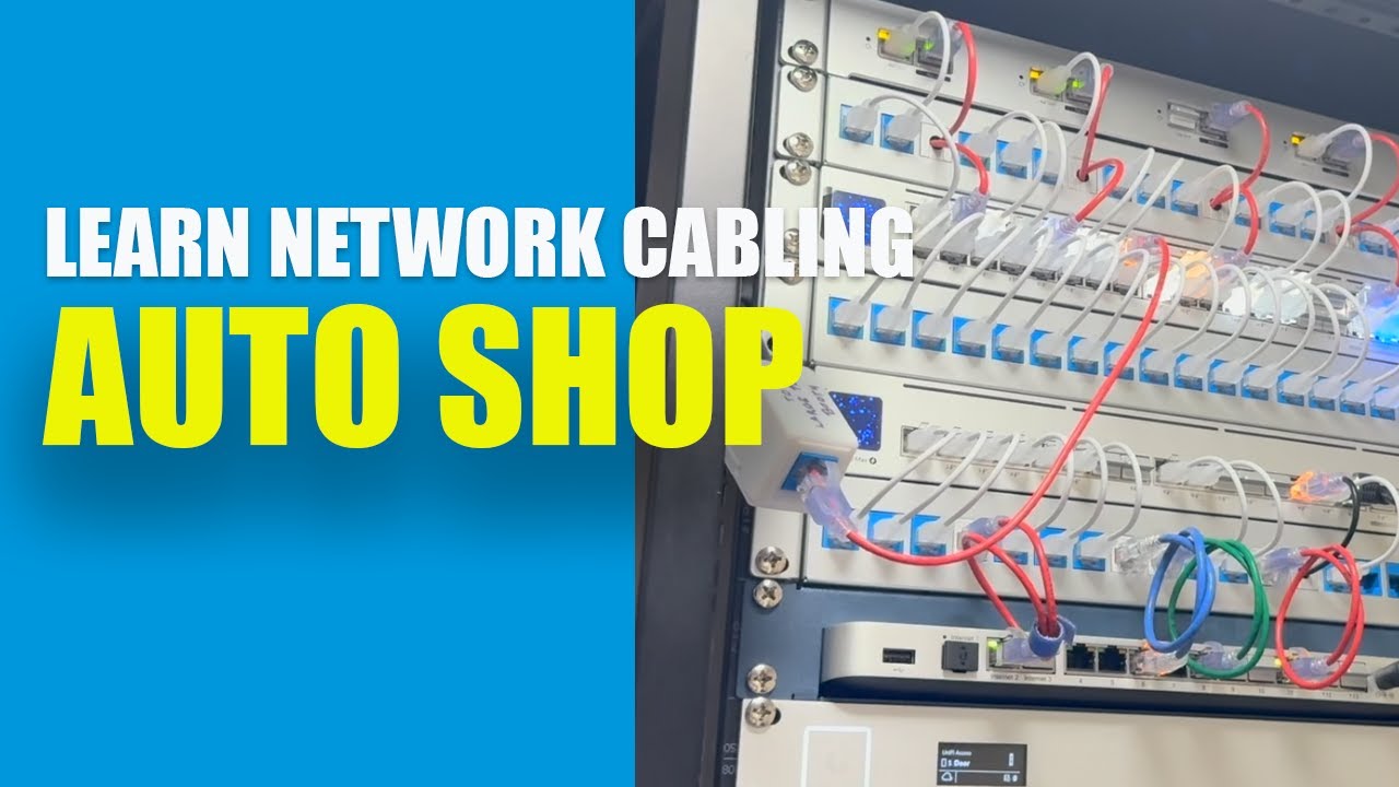 Learning Network Cabling - Auto Body Shop