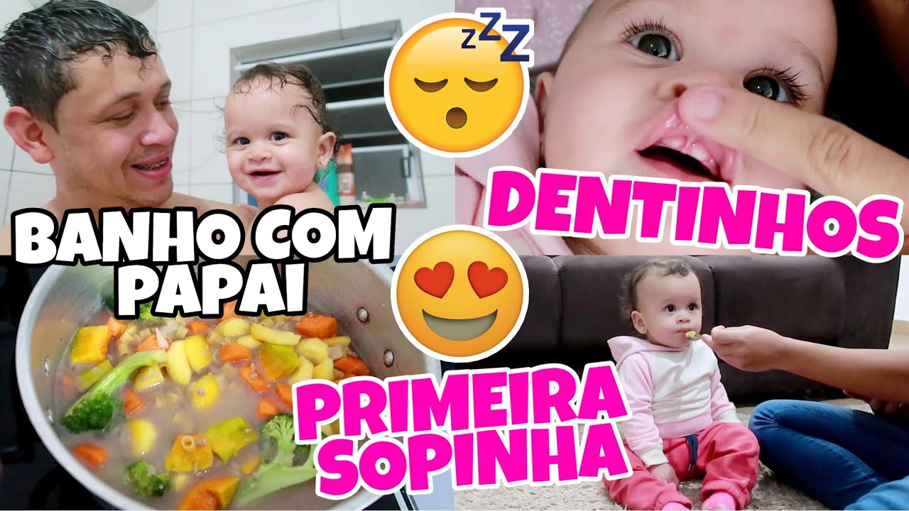 A PRIMEIRA SOPINHA DE MACARRÃO DA BEBÊ | NOSSA NOITE MADRUGADA INTEIRA | VLOG