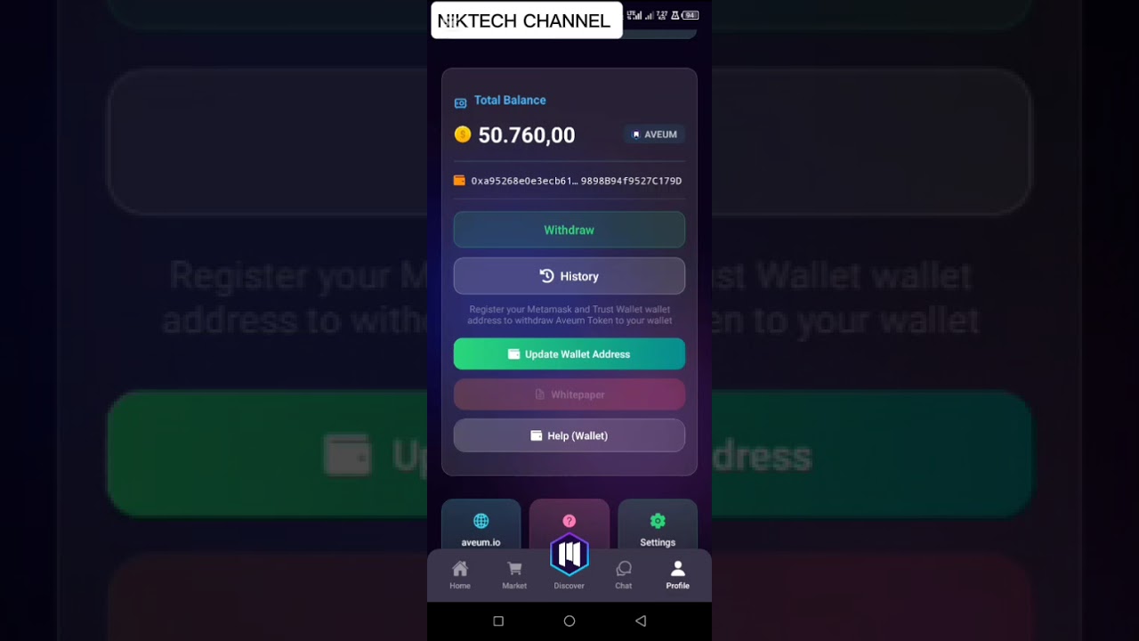 AVEUM NEW WITHDRAWAL UPDATE THAT YOU NEED TO KNOW 