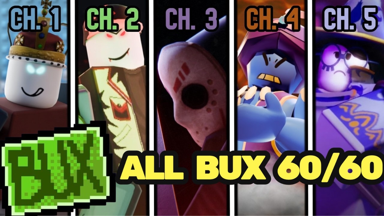 How To Get All Bux locations in Block Tales Demo 1 2 3 4 5 Full Guide - Roblox