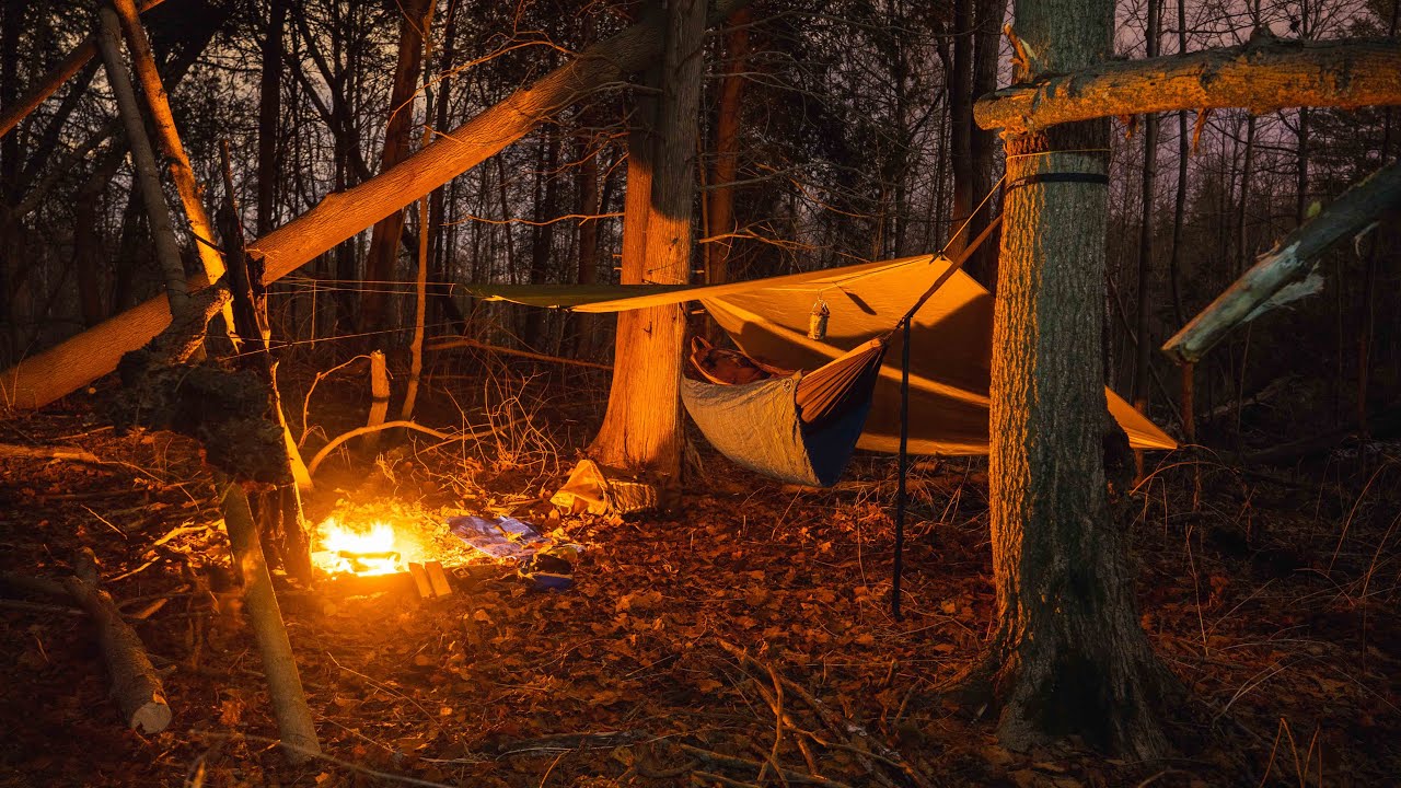 First Solo Winter Stealth Camp in TORONTO
