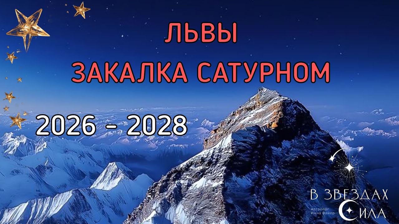 ЛЬВЫ. ЗАКАЛКА САТУРНОМ.
