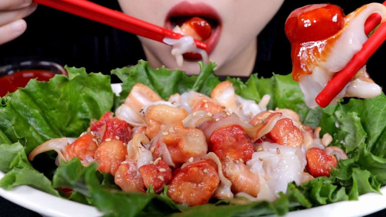 ASMR 촛대고동회 리얼사운드 먹방