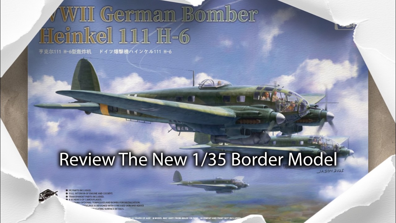 Review: WWII German Bomber He 111H-6 from Border Model